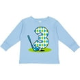thumbnail image 3 of Inktastic Argyle Golf 3rd Birthday Boys Long Sleeve Toddler T-Shirt, 3 of 5