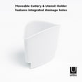 thumbnail image 2 of Umbra Sinkin Dish Rack,White/Nickel, 2 of 9