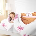 thumbnail image 4 of Erosebridal Cute Capybara 7-Piece Twin Bedding Sets For Girls,Pink Bowknot Bedding Comforter Set For Girls,Pink Reversible, 4 of 7