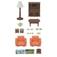 thumbnail image 3 of Calico Critters Lounging Living Room Set, Complete Furniture Set, 3 of 7