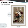 thumbnail image 4 of Stupell Industries Farmhouse Vintage Arrangement with Stripes Birch Framed Print Under Glass, 14 x 20, by Petals Prints Design, 4 of 8