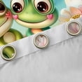 thumbnail image 4 of Manfei Teens Adults Cartoon Floral Frogs Black Out Curtains,Cartoon Rainbow Butterflies Curtains Pack of 2 (42x63 Each),Chic Floral Lotus Bedroom Curtains,Ultra Soft Home Decor, 4 of 6