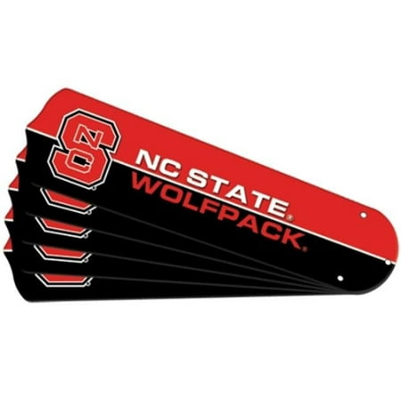 

Ceiling Fan Designers 7990-NCS New NCAA NC STATE WOLFPACK 52 in. Ceiling Fan Blade Set