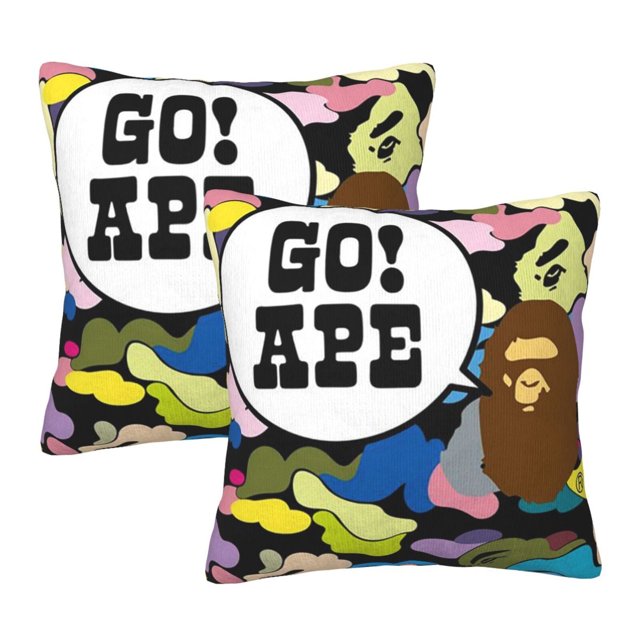 Fundas de almohada Ba-Pe, paquete de 2 fundas de almohada para sofá cama, sala de estar, 18" x 18"