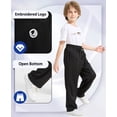 thumbnail image 4 of Boys Sweatpants with Zip Pockets 5Pack Athletic Pants Mesh Joggers for Boys 5-24, 4 of 7