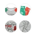 thumbnail image 5 of VILOVE Women Merry Christmas Sweatshirt Xmas Buffalo Plaid Tree Color Block Christmas Snowflake Print Long Sleeve Top Shirts, 5 of 5