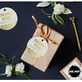 thumbnail image 5 of Inkdotpot Real Gold Foil Thank You For Celebrating With Us Bridal Shower-Baby Shower-Retirement-Wedding-Birthday Tags Favor Hang Paper Tags 50 Pieces, 5 of 7