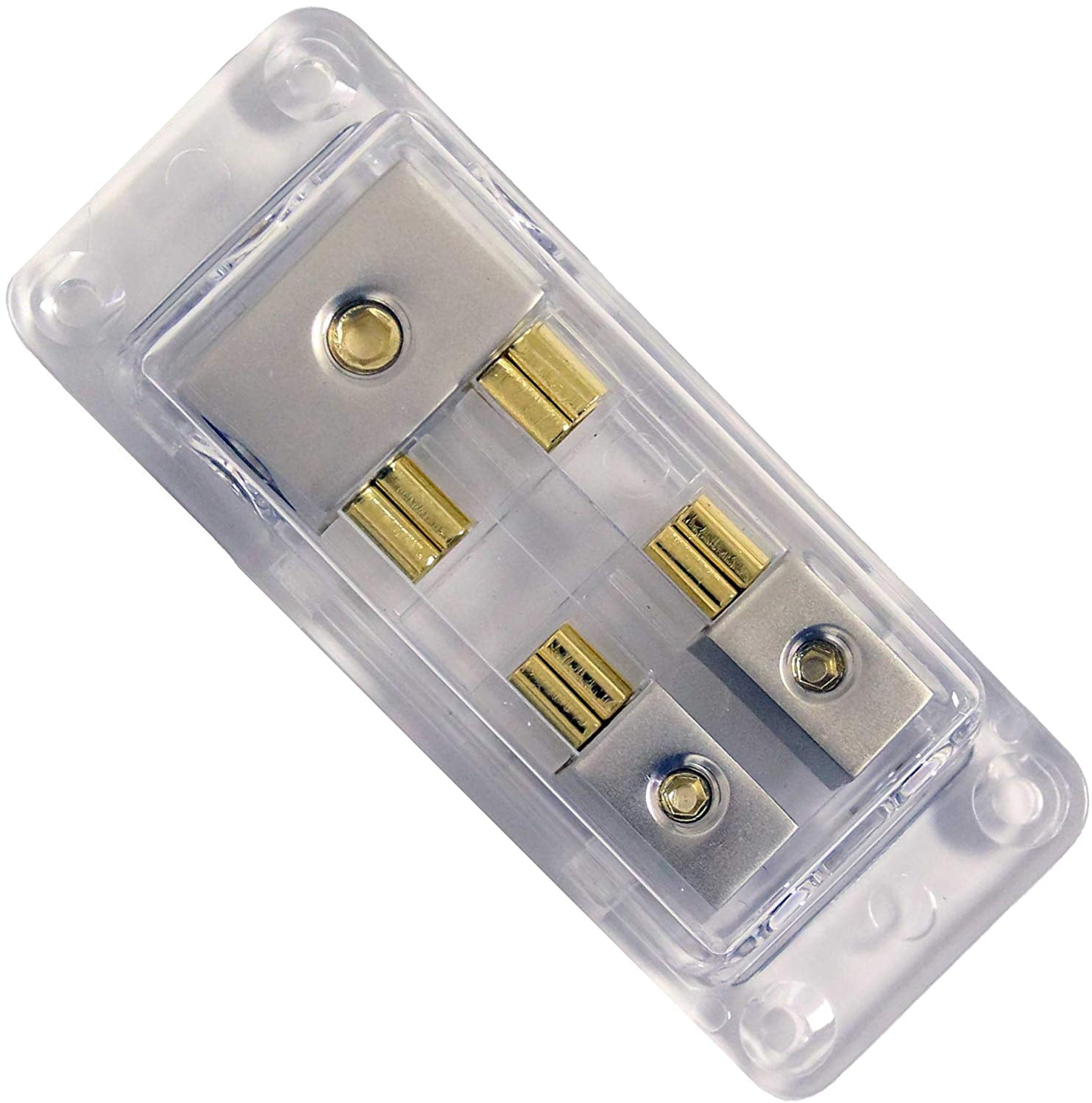 FBMX2 (Maxi) Dual Fuse Block/Holder Three 4Gauge Inputs Two 8Gauge