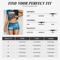 thumbnail image 5 of Daiia Mountain Cottage In Snow Pattern Women's Workout Shorts Biker Shorts - High Waisted Workout Spandex Tummy Control Gym Running Yoga Shorts-Large, 5 of 8