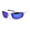 White Blue Mirror, variant on Mens Tac Polarized Light Weight Warp Around Sport Plastic Sunglasses Black Blue Mirror