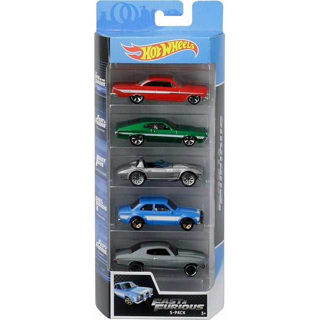Paquete de 5 vehículos Fast & Furious de Toy Hot Wheels