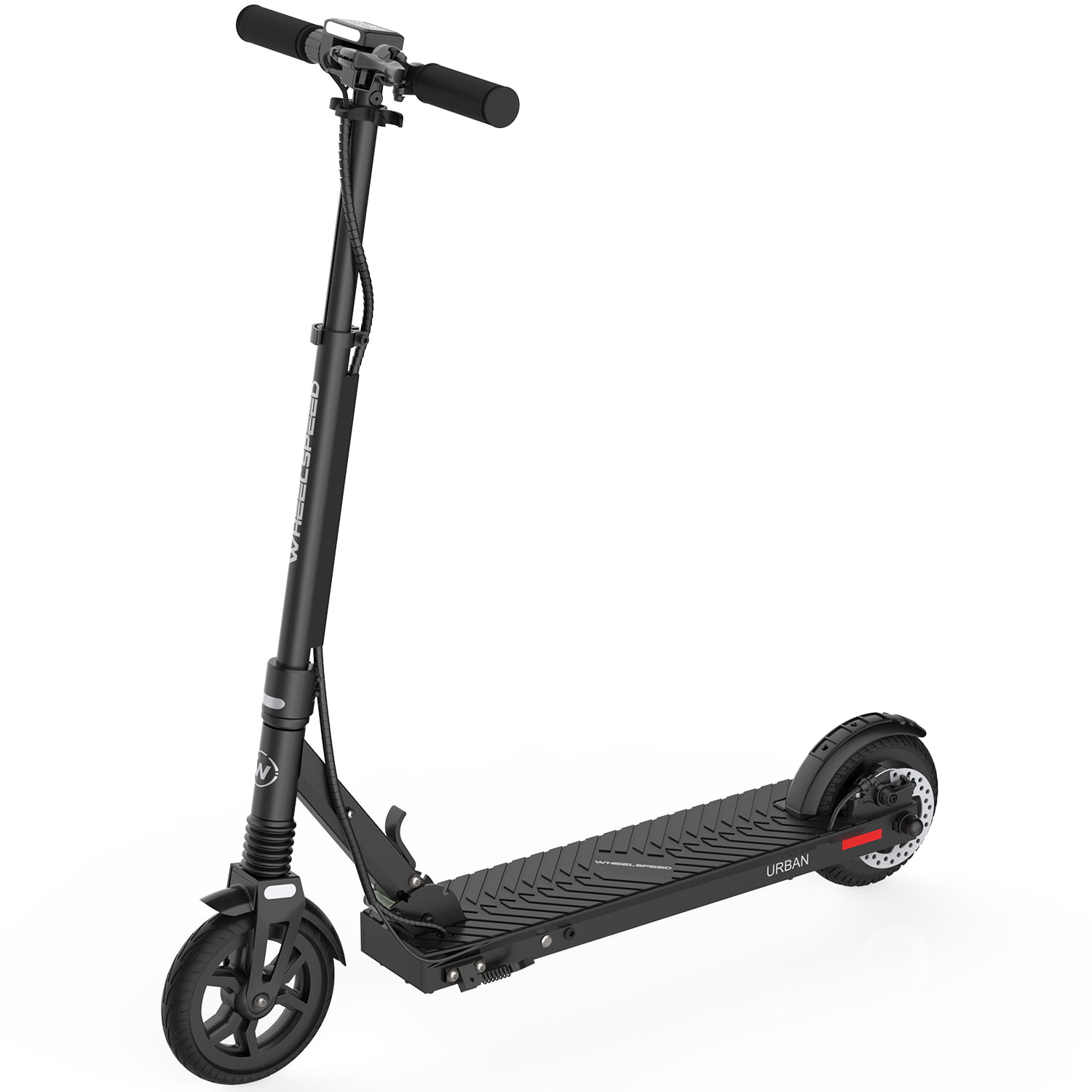 Wheelspeed TEEN Electric Scooter - 8 In Solid Tires, 12 Miles 15 Mph  350W Motor 7.5 Ah Portable Folding E-scooter for Adults