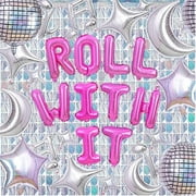 FOCI COZI-46 PCS 80s 90s Disco Disco Ball Balloons for 70s Disco Party Decorations Disco Fever Bachelorette Party Decorations