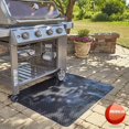 thumbnail image 2 of Garage Mat, Prevents Stains Decorative Embossed Diamond Plate Pattern Black, 3 Feet x 4 Feet, Made in The USA, 2 of 8