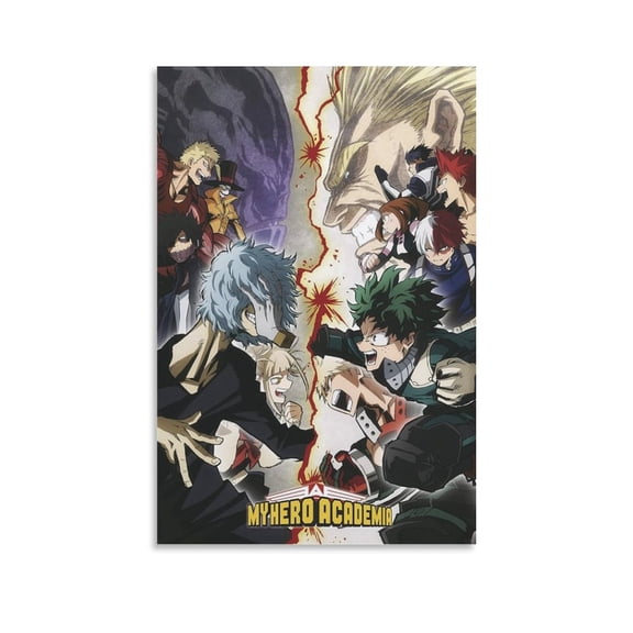 My Hero Academia Anime Poster (56) Painting On Canvas Wall Art Poster Scroll Picture Print Living Room Walls Decor Home Posters 12x18inch(30x45cm)