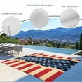 thumbnail image 4 of Fsddascl Red Blue American Flag Outdoor Rug for Patio/Deck/Porch, Non-Slip Large Area Rug 5 x 8 Ft, Vintage Stars and Stripes Indoor Outdoor Rugs Washable Area Rugs, Reversible Camping Rug Carpet, 4 of 5