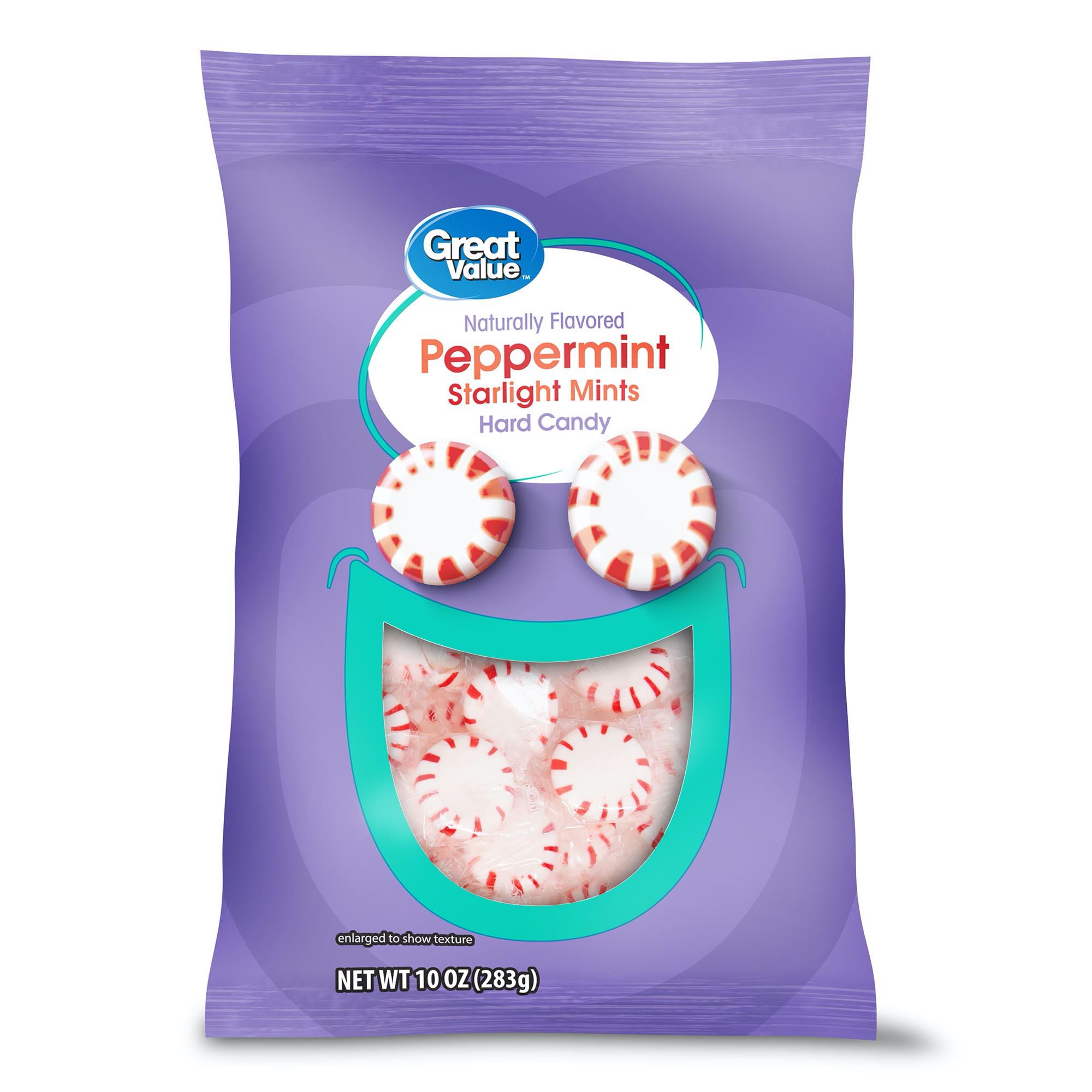 Great Value Peppermint Starlight Mints Hard Candy, 10 oz