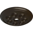 thumbnail image 3 of Ekena Millwork 25 1/4"OD x 4"ID x 2"P Spiral Ceiling Medallion (Fits Canopies up to 4"), Hand-Painted Stone Hearth, 3 of 6