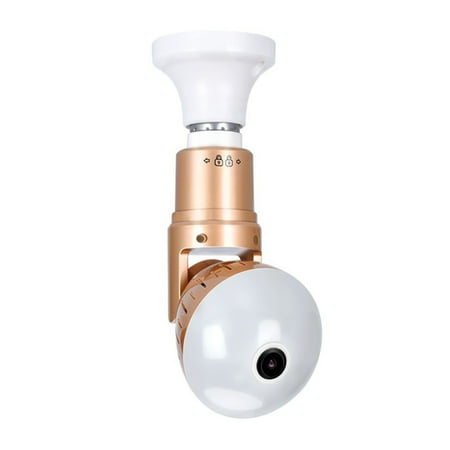 

Wireless Bulbs Camera 360 Degree Universal Panoramic Smart Security Camera For Home Baby Care Motion Detection