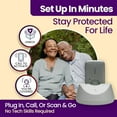 thumbnail image 3 of Medical Guardian MGMini | Medical Alert Device for Seniors | Water-Resistant, Emergency Call Button, 24/7 Monitoring, Step Counter, GPS Tracking | Monthly Subscription Required | Silver, 3 of 9