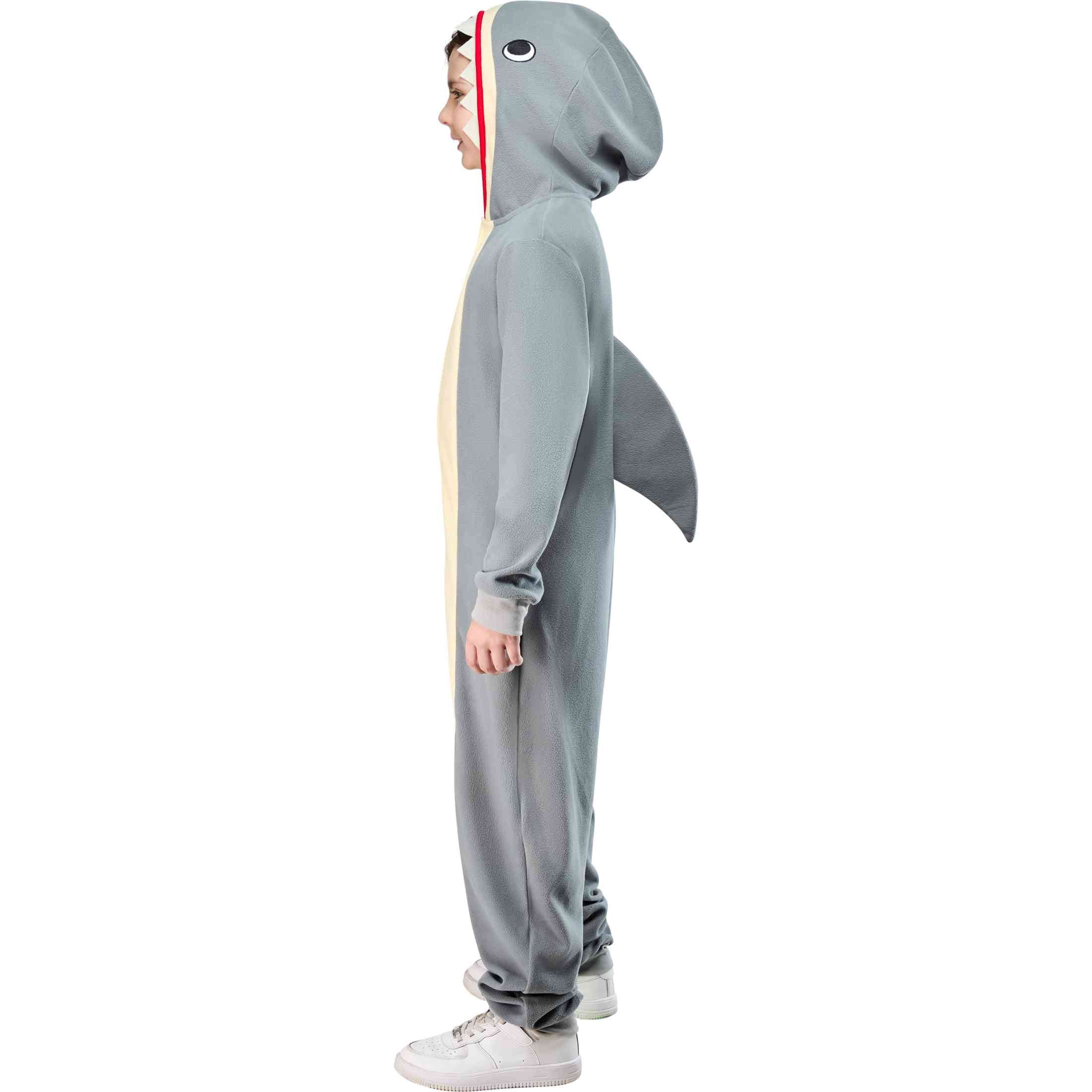 Shark Jumpsuit Halloween Costume for Children, Boy's Size L (10/16), by Way to Celebrate