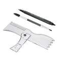 thumbnail image 3 of Beard Shaping Tool Set Beard Guide Shaper Filler Pen & Applicator Brush Male Mustache Shape, 3 of 8