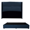 thumbnail image 1 of Recámara King Size Becca Azul Oscuro con Cabecera + Box Base Cama, 1 of 8