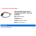 thumbnail image 2 of Upstream Right Oxygen Sensor - Compatible with 2018 - 2021 Ford Expedition 2019 2020, 2 of 2