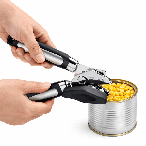 Q&Q BASICS High Quality Manual Can Opener Smooth Edge Heavy Duty Stainless Steel Blades Beer Opener