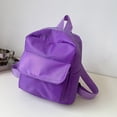 thumbnail image 1 of Mini mochila de nailon para mujer, bolso escolar pequeño, blanco, informal, para estudiantes y adolescentes, 2023 Fivean unisex, 1 of 2