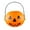 Orange-OR-home supplies, variant on ABPWLY Home Small Plastic Pumpkin Bucket for Kids Halloween Candy Pail Treat Container 1 Piece Fall Decorations for Home