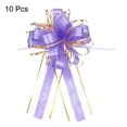 thumbnail image 3 of Large Pull Bow Gift Wrapping Bows Ribbon Organza for Wedding Baskets Presents Christmas Party Purple-8 Inch, 3 of 6