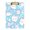 Gold, variant on Cute Clouds Pattern 12.5x9in Clipboard, Durable Acrylic with Metal Clip and Wall Hook for Office or Classroom