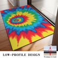 thumbnail image 3 of Colorful Rainbow Tie Dye Spiral Pattern Door Rugs,Washable Non Slip Door Mats Indoor,Decorative Door Mats,Entry Mat Indoor for Entrance,Bedroom,Kitchen,Bathroom,20"x32", 3 of 6