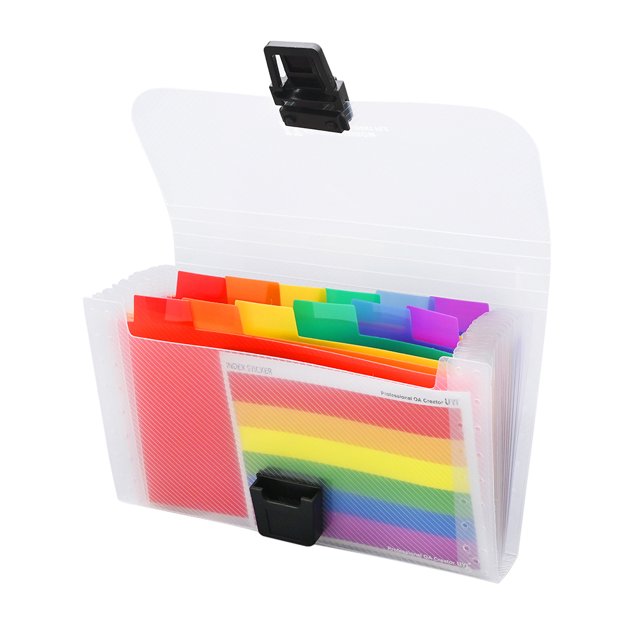 Carpeta Administrador Archivos Bsvklp A6 con Clip almacenamiento portátil con hebilla