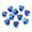 Heart (Blue), variant on MATROOY Electroplate Crystal Glass Pendants Charms Faceted Heart & Star & Starfish-Starfish (Violet)