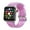 Pink, variant on BadPiggies Soft Silicone Glitter Sport Strap Replacement Band for Apple Watch 38mm 40mm 42mm 44mm iWatch Series 7 6 5 4 3 2 1
