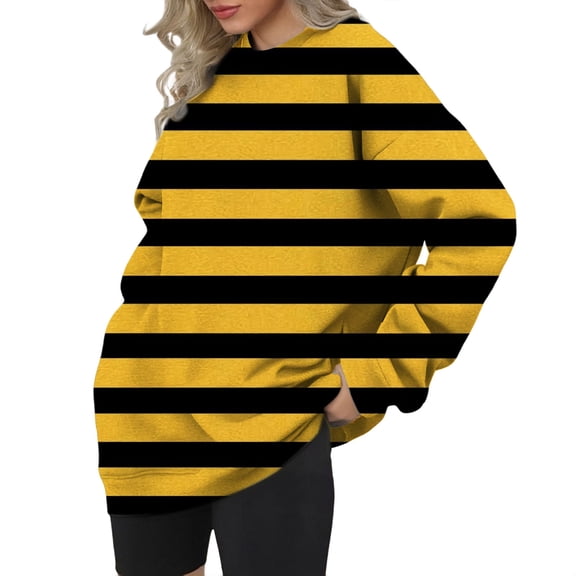 MESSUEN Pullover Sweatshirts for Women Long Sweatshirts for Women Winter Sweatshirts for Women Womens Sweat Shirts Women's Tops Womens Sweatshirts Black 1 L