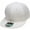 White, variant on Solid Flat Brim Bill Fitted Baseball Cap
