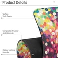 thumbnail image 4 of Yayeee Faucet Mat for Kitchen Sink 14.7" Diatomite Long Splash Guard Pad, Green Colorful Circles, 4 of 7