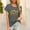 Gray, variant on Womens Casual Shirts Short Sleeve T-Shirts Summer Clothings Regular Prints Blouses Tops Loose Round Neck Tees Shirts Pullover