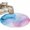 Blue,Pink,Purple, variant on Round Rugs 3Ft, Blue Pink Ombre Round Area Rug Washable Indoor Throw Carpet, Abstract Modern Aesthetics Marble Small Non Slip Circle Rug for Bedroom Living Room Home Decor Aesthetic