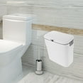 thumbnail image 6 of Niceauty Pull and Lift White Kitchen Trash Bin with Convenient Seal and Slide Lid, 6 of 6
