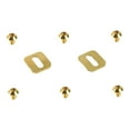 thumbnail image 3 of koolsoo 2Pcs Bike Self Locking Pedal Gaskets Beginners Spare Maintenance with Screws Gold, 3 of 9