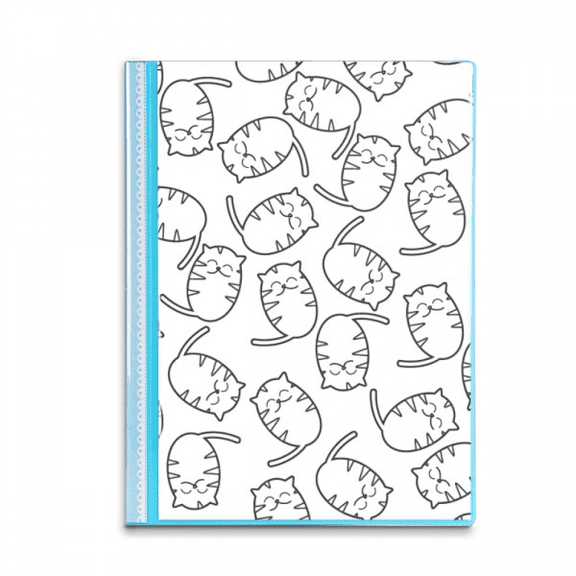 Sling Cat Simple Protect Animal Book Sheet Protectors Portfolio Binder Folder
