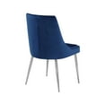 thumbnail image 5 of Meridian Furniture Karina Navy Velvet Dining Chair (Set of 2), 5 of 5