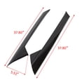 thumbnail image 3 of Labymos 2pcs Windshield Outer Trim Pillar Molding Left & Right Windscreen Decorative Panel Replacement for, 3 of 6