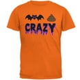 thumbnail image 1 of Halloween Bat Poop Crazy Mens T Shirt, 1 of 1