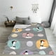 thumbnail image 5 of Balery Cute Geese Manta de Felpa Suave y Acogedora – Cobija de Franela Aterciopelada para Cama, Lavable y Cálida para Sofá, Mascotas, Transpirable-60"x50", 5 of 7