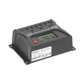 thumbnail image 2 of Controlador de carga solar PWM, 12V/24V, reconocimiento automático 10A IP30, impermeable, negro para RVs Yachts, 2 of 5